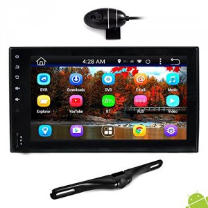 Pyle PLDNAND465 Double Din Android Stereo Rcvr   Dual Cam Syst Hd Dvr 