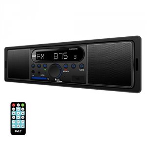 Pyle PLMR8BTBK Bt In-dash Stereo Radio         Headunit Rcvr Single Di