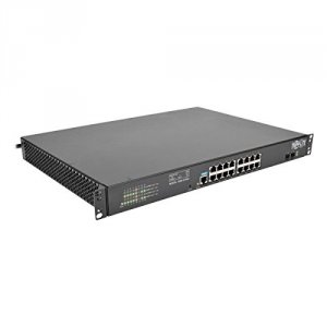 Tripp NSS-G16D2 16 101001000mbps Port Gigabit L2 Managed Switch, 2 Com