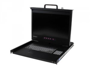 Startech RACKCONS17HD 1u 17 Inch 1080p Lcd Rack Console W  Usb Hu