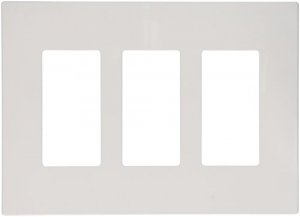 Insteon 2422-242 Wall Plate Triple Gang White White Box