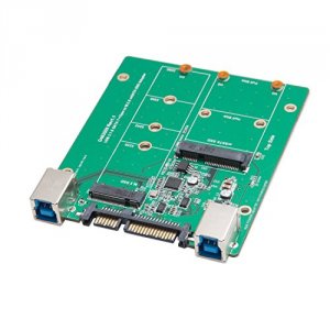 Syba SY-ADA50087 Usb 3.1  Sata Iii To M.2msata Ssd Adapter