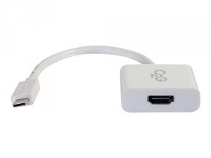 C2g 29475 Usb 3.1 Usb-c To Hdmi Audiovideo Adapter - White