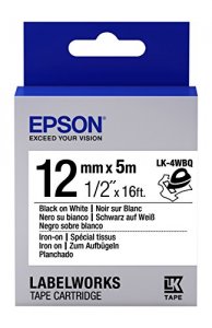 Epson LK-4WBQ Label Works Labels Iron-on