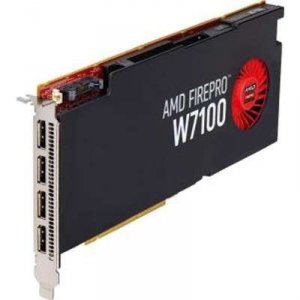 Amd 100-505975 Firepro W7100 8gb Gddr5     Pcie Quad Dp