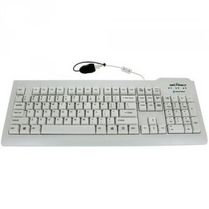 Seal SSWKSV208SE Silver Seal Medical Grade Keyboard - Dishwasher Safe 