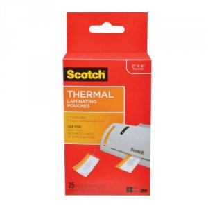 3m TP5853-25 Thermal Pouches, Luggage Tags With Loop