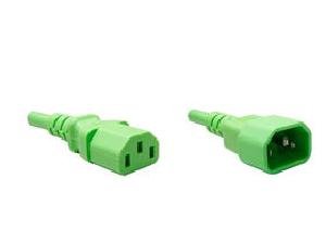 Unirise PWRC13C1403FGRN 3ft Green C13-c14 Pdu Server Ultra Flexible Po