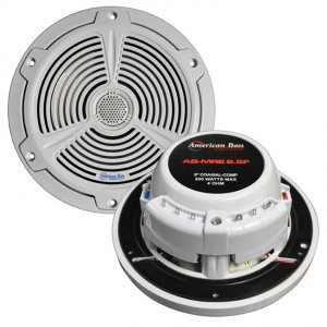 American ABMRE65F 6.5 2-way Marine Speaker 200w Max