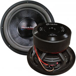 American HD12D1 12 Wooofer 3000 Watts Max 1 Ohm Dvc