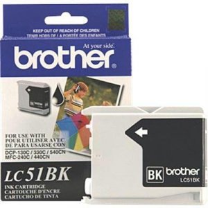 Original Brother LC512PKS Black Ink Cartridge-2 Pack