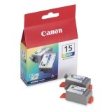 Original Canon 8191A003 Bci-15 Color Ink Tank - Yellow, Cyan, Magenta 