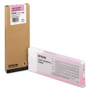 Original Epson T606C00 220 Ml Light Magenta Ultrachrome K3 Ink Cartrid