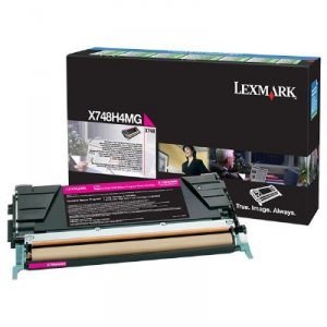 Lexmark X748H4MG X748 Magenta High Yield Return Program Print Cartridg