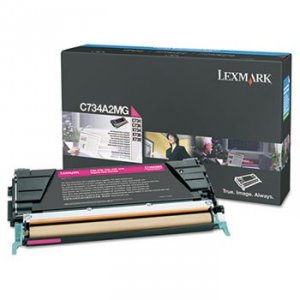 Original Lexmark C734A2MG C73xx73x Magenta Toner Cartridge 6k