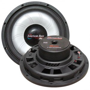 American SL124 12 Slim Mount Wooofer 500 Watts Max 4 Ohm Svc