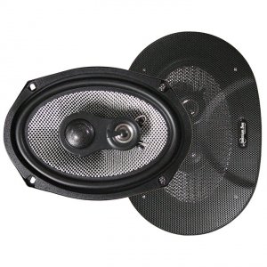 American SQ6.9 Speaker 6x9 3-way (pair) 200watt ;carbon Fiber