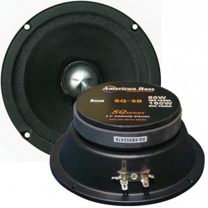 American SQ6B Midrange 6 300w Max (sold Each)