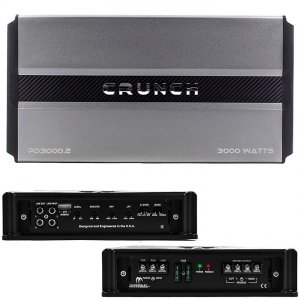 Crunch PD30002 Power Drive Pro Power 2-channel 3000w Amplifier