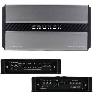 Crunch PD40002 Power Drive Pro Power 2-channel 4000w Amplifier