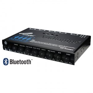 Audiopipe EQ400BT 4 Band Stereo Equalizercrossover With Bluetooth 9 Vo