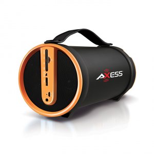 Axess SPBT1033YL Yellow Portable Bluetooth Indooroutdoor 2.1 Hifi Cyli