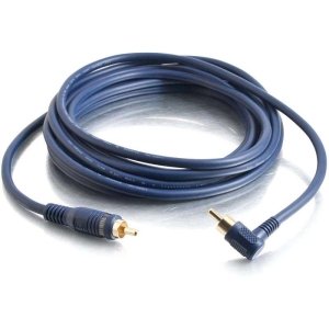 C2g 29182 25ft Velocity  Right Angled Subwoofer Cable