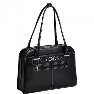 Mcklein 96305C Usa Mayfair Black    Ladies Laptop Case