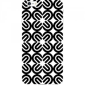 Centon IP6PV1WG-BOW-01 Otm Classic Prints White Phone Case, Bla