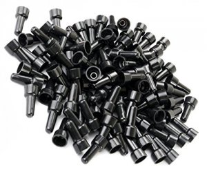 Xscorpion BCC1614.1 Crimp Caps For 14-16 Ga Wires - 1000 Pack - Black