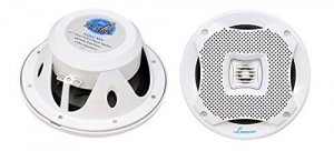 Lanzar AQ6CXW 6.5 2-way Marine Speakers 400w White