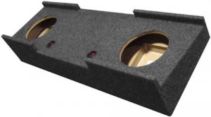 Qpower BQGMC1220074DR Empty Woofer Box  Dual 12