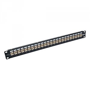 Tripp N254-024-SH-6AD 24-port Cat6a Shielded Feedthrough Patch Panel D