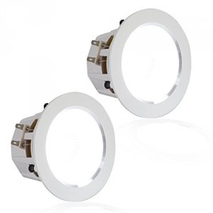 Pyle PDICBTL3F 3in Bt Ceilingwall Spkr Pair   W Built-in Led Light