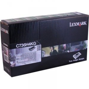 Original Lexmark C736H4KG C736 Black High Yield Return Program