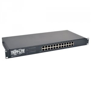 Tripp NSU-G24 24 Port Gigabit Ethernet Switch With 12 Outlet Pdu 1u