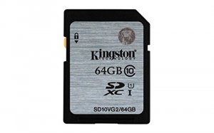 Kingston SD10VG2/64GB 64gb Sdxc Class10 Uhs-i 45mbs  Read Flash Card