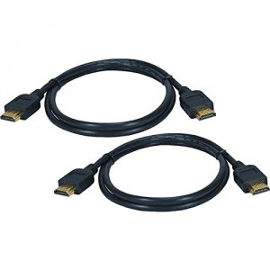 Qvs HDG-K1 2pk 2m Hdmi Hi Speed Cable