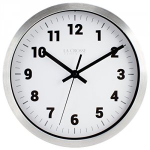 Lacrosse 404-2626 10 Metal Wall Clock