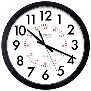 Lacrosse 404-2636B-INT 14 Info-tech Wall Clock         Corrugate Re-sh