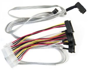 Microsemi 2279600-R 0.8m Int Right Angle Mini 4sas  Hd Sff-8643 To 4xs