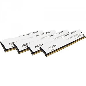 Kingston HX424C15FW2K4/32 Hyperx Fury White 32gb (8gb X4) Ddr4 2400mhz