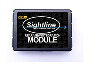 Crux RVCCH75W Rear-view  Vim Integration With Camera For Jeep Wrangler