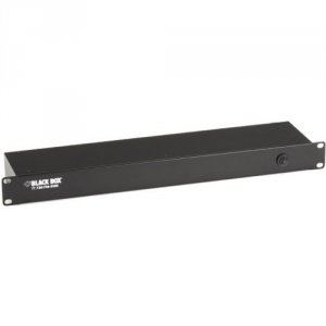 Black PS188A-R2 19in Rackmount Power Strip, 6 Rear Outle