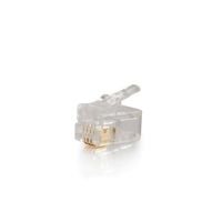 C2g 01921 Rj11 4x4 Modular Plug For Flat Stranded Cable