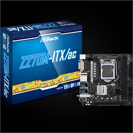 Asrock Z270M-ITX/AC Motherboard Z270m-itxac Core I753 Z270 S1151 Ddr4 