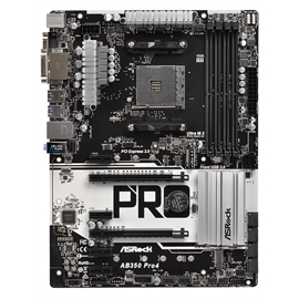 Asrock AB350 PRO4 Motherboard Ab350 Pro4 Amd Am4 B350 Ddr4 Pci Express