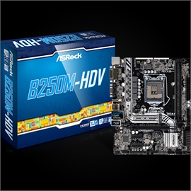 Asrock MB-B250M-HDV Motherboard Mb-b250m-hdv Intel Corei7i5i3pentiumce