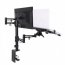 Loctek D2DL Accessory  2 In 1 Dual Monitor Arm Desk Laptop Notebook Mo