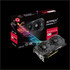 Asus ROG-STRIX-RX570-O4G- Video Card Rog-strix-rx570-o4g-gaming 4gb Gd